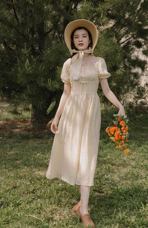Women Bustier Dress Spring Dresses Cottage Core Dress Prairie Etsy