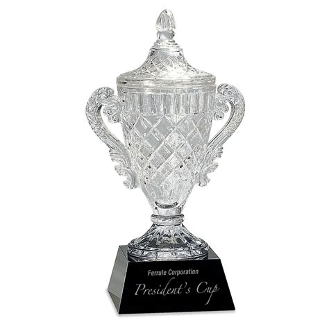Ornate Crystal Cup Trophy