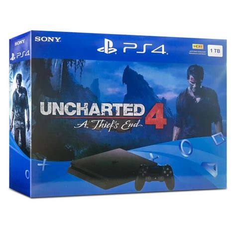 Console Sony Playstation 4 Slim 1tb Com Uncharted 4 Star Games Paraguay