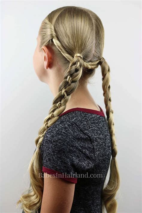 Part the hair into four even sections and braid them downward. For windy fall days, try this wrapped twists & 4 strand ...