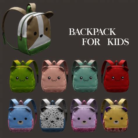 Backpack For Kids At Leo Sims Sims 4 Updates