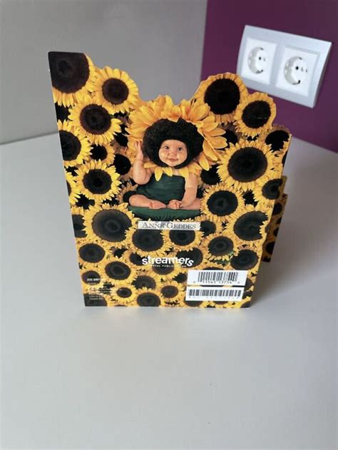 Rare Find Anne Geddes Art Cute Sunflower Baby Postcard Etsy Canada