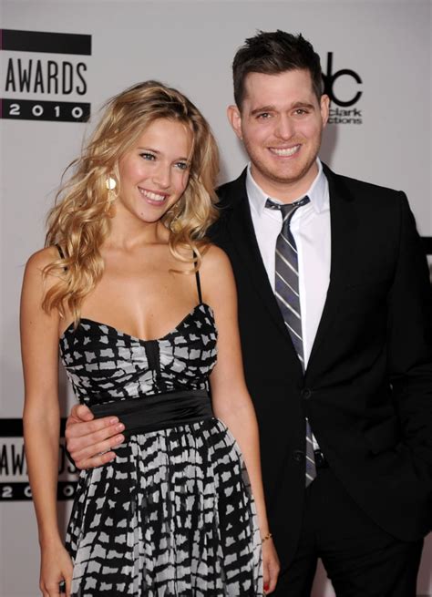Michael Bublé And Luisana Lopilato Celebrities Who Got Married In 2011 Popsugar Celebrity