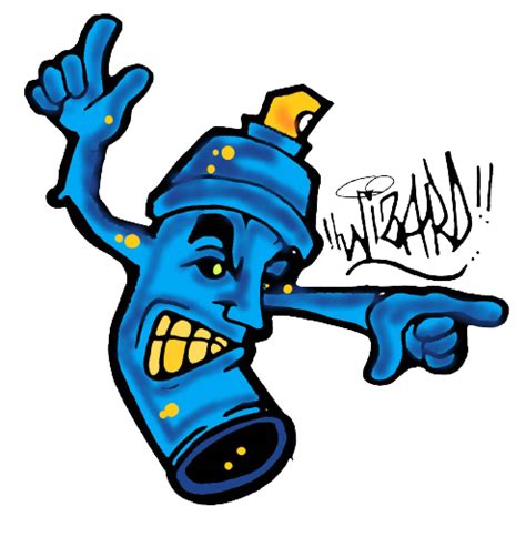 Cholowiz13 Graffiti Spraycan Character By Wizard1labels On Deviantart