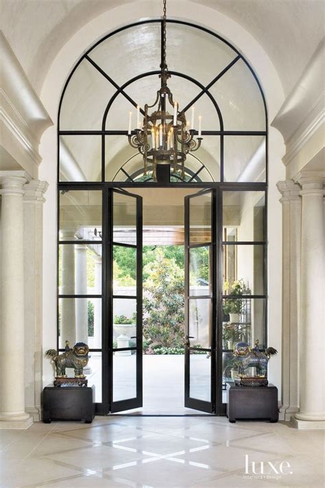 Signature design by ashley alymere square end table rustic brown. Traditional Cream Entry Hall with Barrel-Vaulted Ceiling ...