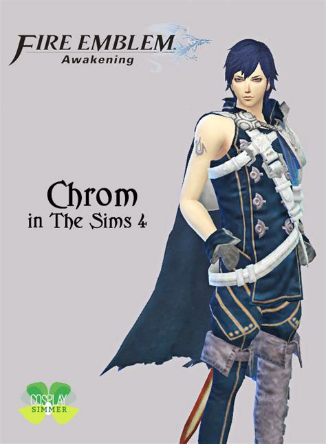 Fire Emblem Awakening Chrom Cosplay Set For The Sims 4 By Cosplay