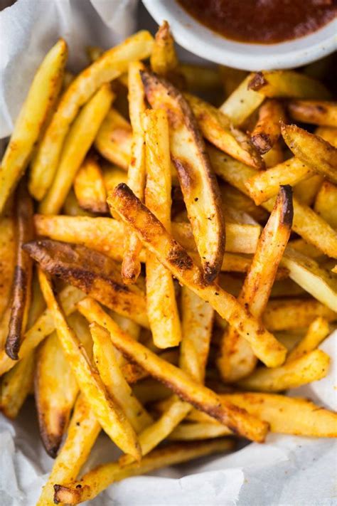 Baked French Fries With Curried Ketchup Naturally