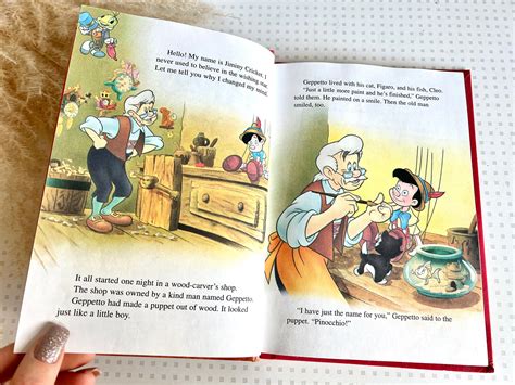 Vintage Walt Disney Pinocchio Book From 1995 Etsy