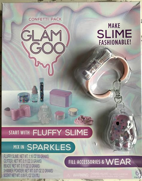 Review Glam Goo Slime And Accessory Confetti Pack Mother Distracted