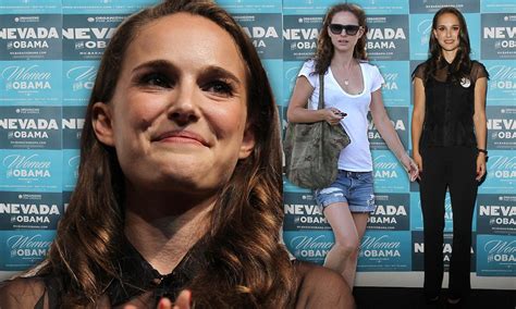 Natalie Portman Stumps For President Obama In Las Vegas Addressing The