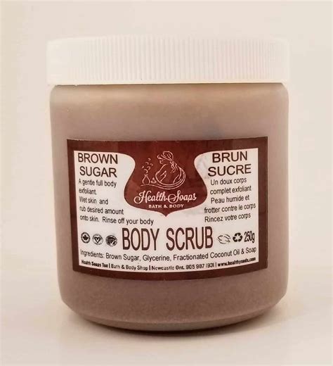Brown Sugar Body Scrub 300gr Health Soaps Bath And Body