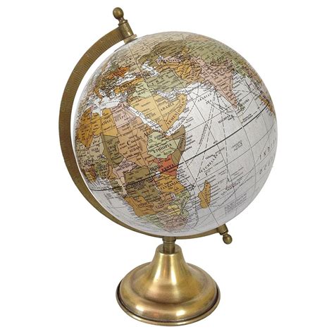Rotating Globe World Geography Earth Decorative Ocean Office Table