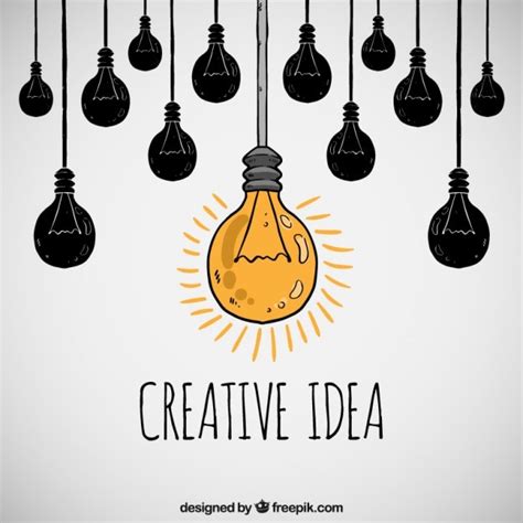 Concepto Dibujado A Mano De Idea Creativa Vector Gratis