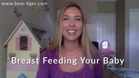 If your baby likes a bath and it seems to relax her, you can use. Breast Feeding Your Baby - YouTube
