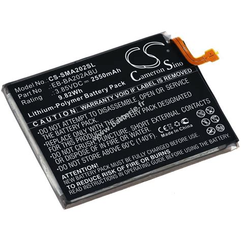 Batterie Pour Téléphone Portable Smartphone Samsung Galaxy A20e 2019