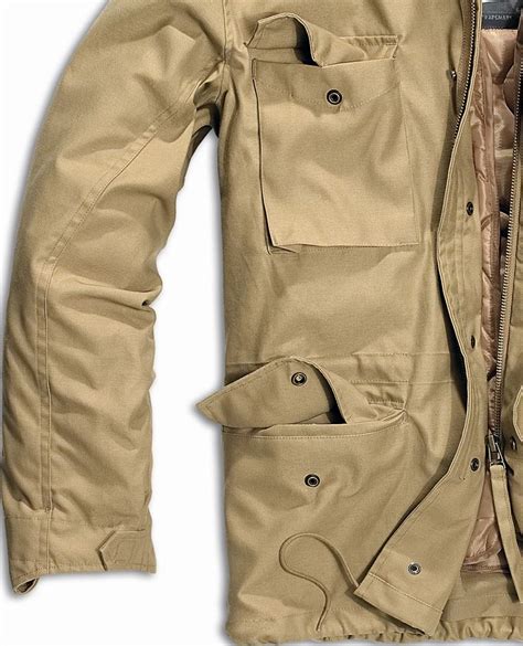 Brandit M65 Military Vintage Parka Jacket Field Army Combat Zip Warm