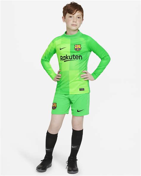 Fc Barcelona 202122 Stadium Goalkeeper Older Kids Long Sleeve