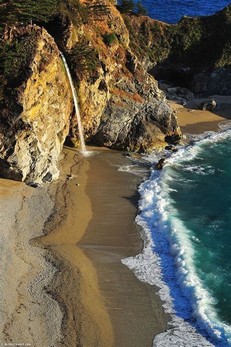 Mcway Falls Big Sur California California Waterfalls Mcway Falls