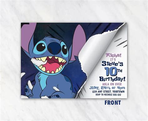 Happy Birthday Lilo And Stitch Images ~ Stitch Cake Topper
