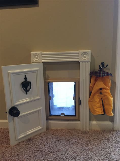 I just could not believe there wasn't another option out there so, obviously, i set out to. Our Westie loves her new doggy door! | Home diy, Dog rooms, Animal room