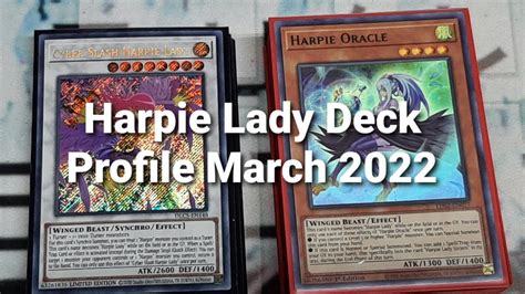 Harpie Lady Deck Profile March 2022 YouTube