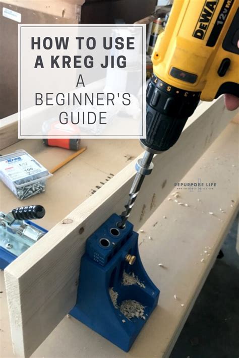 How To Use A Kreg Jig A Beginners Guide Repurpose Life In 2021