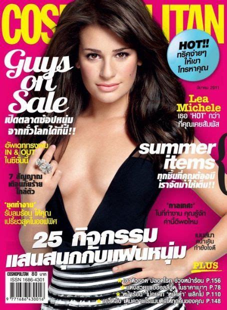 Lea Michele Cosmopolitan Magazine March 2011 Cover Photo Thailand