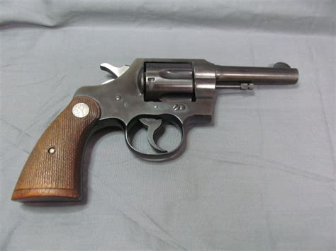 1943 Colt Official Police 38 Special Revolver For Sale At