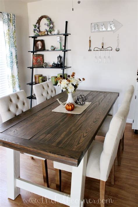 They don't need to conform to normal conventions. DIY Farmhouse Style Dining Table | Domestically Creative