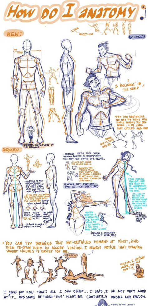 How Do I Anatomy By Viria13 Deviantart On DeviantART Figure