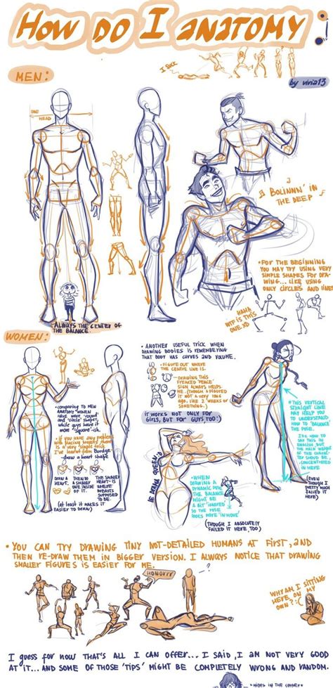 How do I anatomy? by viria13.deviantart.com on... | Figure drawing