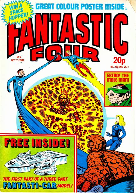 Starlogged Geek Media Again 1982 Fantastic Four Weekly October