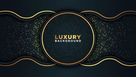 Black Luxury Background With Gold 834413 Vector Art At