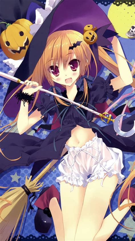 Anime Halloween 2013 Magic Thl W8 Wallpaper 1080×1920 Kawaii Mobile