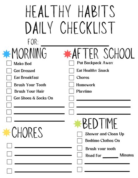 Editable Daily Checklist Daily Routineprintable Daily Vrogue Co