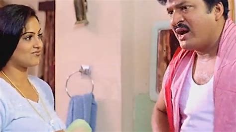 Raasi Taking Revenge On Rajendra Prasad Scene Telugu Movie Scenes Telugu Cinemas Youtube