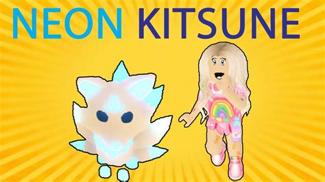 Mega Neon Kitsune Adoptme