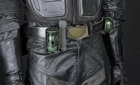 Dredd 2012 Judge Volts Daniel Hadebe Complete Costume And Belt