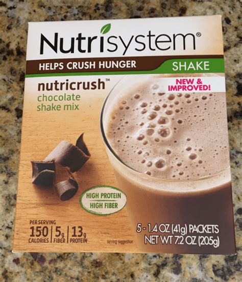 Nutrisystem Nutricrush Weight Loss Shake Review Supplement Clarity