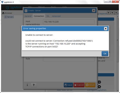 Also, later today the sidebar stopped launching as well. could not connect to server: Connection refused ...