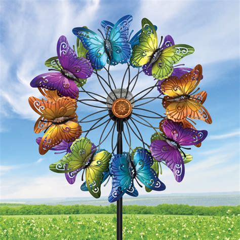 Butterflies Led Wind Spinner Bits And Pieces
