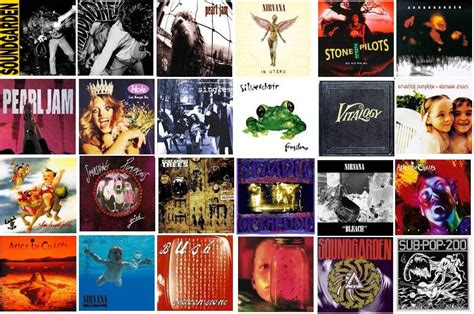 Grunge Albums By Cover Art Quiz By Evanmurph