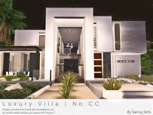 The Sims Resource Luxury Villa No Cc By Sarinasims • Sims 4 Downloads