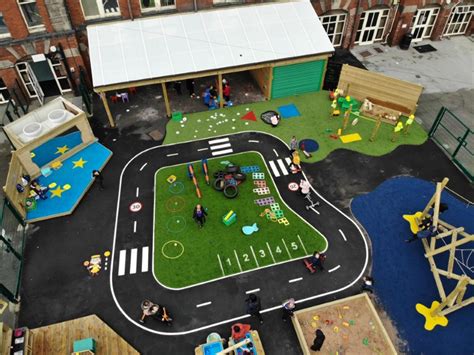 Hillcrest Academys Eyfs Playground Development Pentagon Play