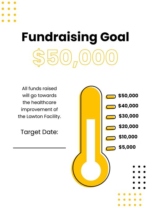 Fundraising Progress Chart Template In Illustrator Pdf Download