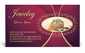 jewellers visiting card design collection  precious jewelry design