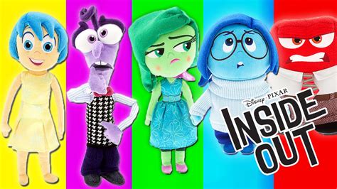 Disney Pixar Inside Out Emotions Plush Toys Sadness Joy Disgust Anger