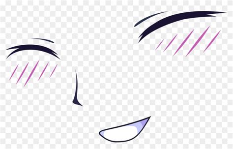 Blush Transparent Anime Closed Eyes Png Png Download 1160x688