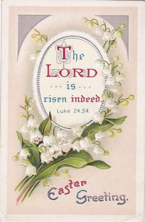 He Is Risen Vintage Easter Postcards Vintage Easter Cards Easter