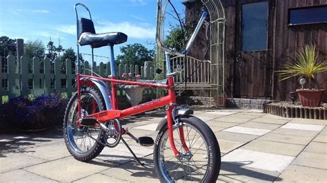 Original Vintage 1970s Orange Raleigh Chopper Mk 1 Complete Retro Bike